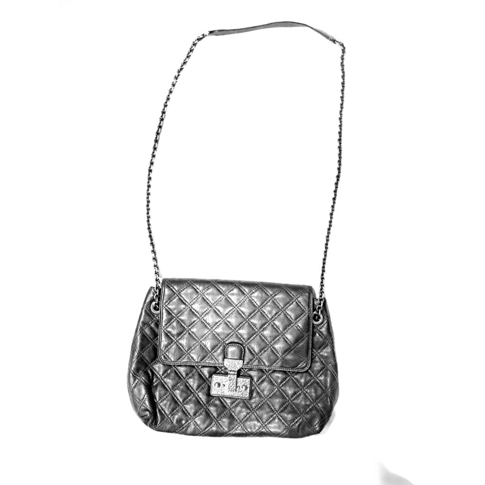 Marc Jacobs Purse- The XL Single in Antique Silver